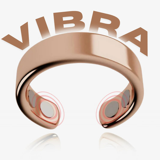 VibraGlow - Magnetic Wellness Ring | Natural Energy & Balance Therapy Jewelry